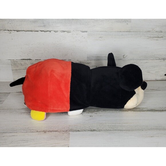 Disney FlipaZoo Mickey Mouse Minnie Mouse Reversible 2 in 1 Plush Toy 12" CLEAN - Picture 3 of 12